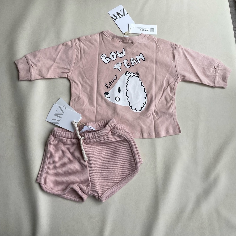 Zara Baby 2PC Set 6-9Month